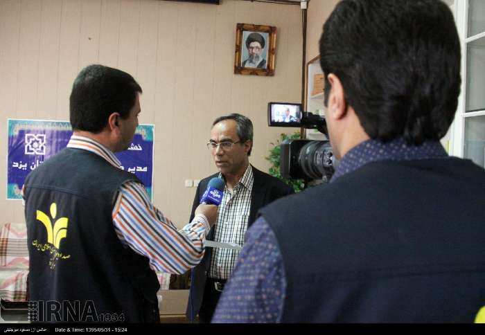 عکس: نشست خبری مدیر کل بیمه سلامت استان یزد
