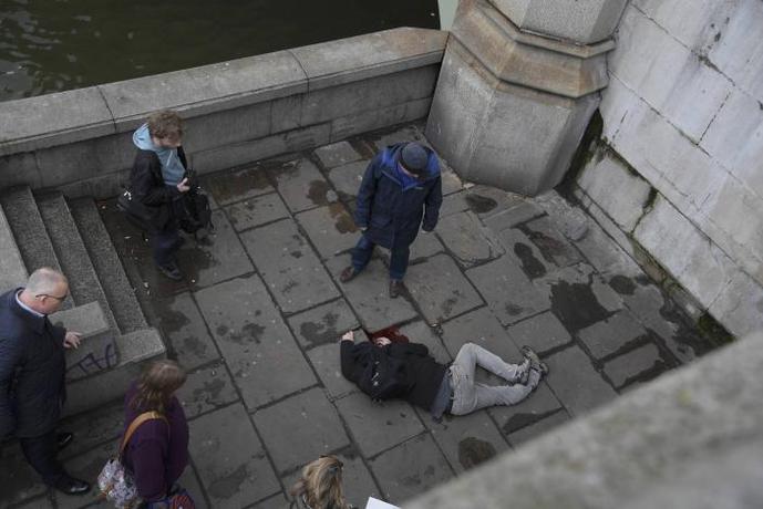 حمله تروریستی به پارلمان انگلیس در سالگرد حملات بروکسل +عکس