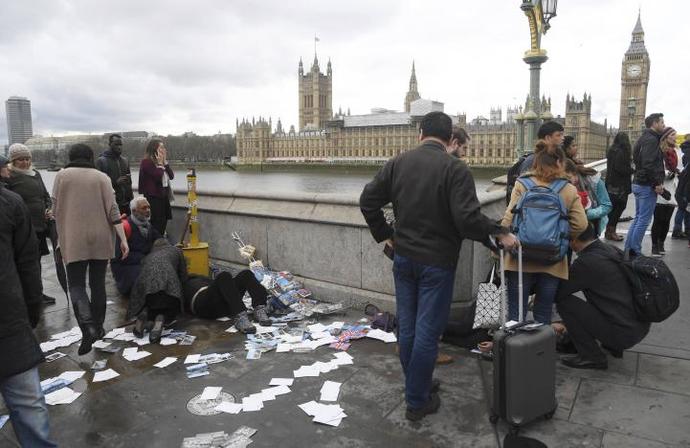 حمله تروریستی به پارلمان انگلیس در سالگرد حملات بروکسل +عکس