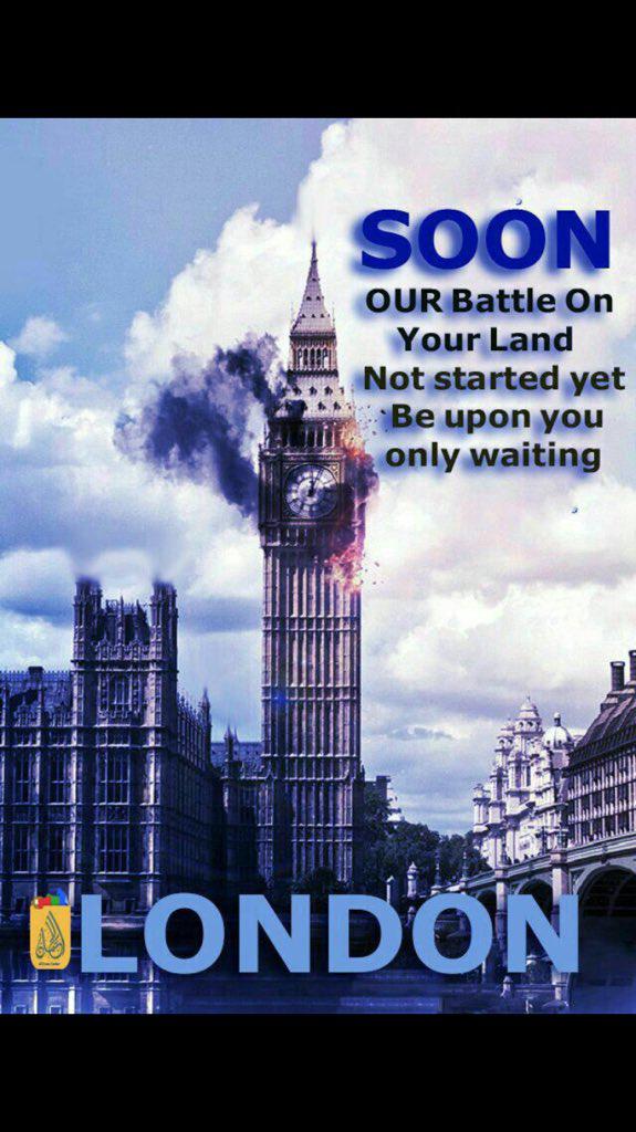 پیغام جالب داعشی ها بعد از حمله به پارلمان انگلیس +عکس
