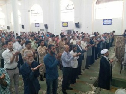 نماز عید فطر در بافق +عکس