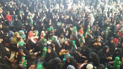 مراسم شیرخوارگان حسینی در ندوشن +عکس