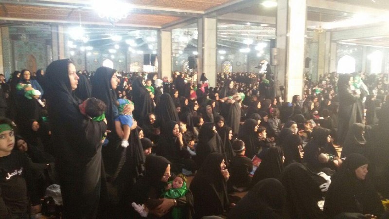 مراسم شیرخوارگان حسینی در یزد +عکس
