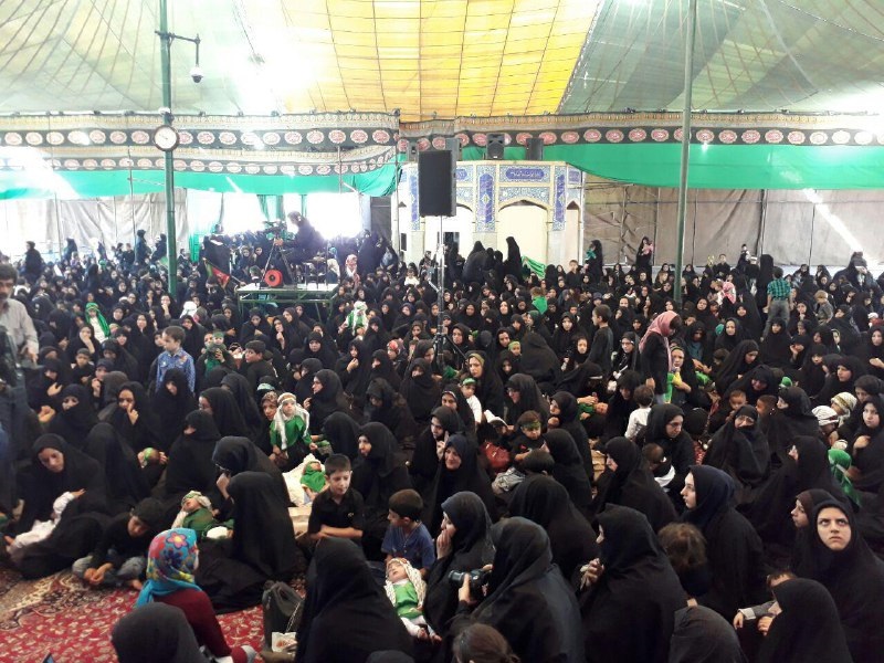 مراسم شیرخوارگان حسینی در زارچ +عکس