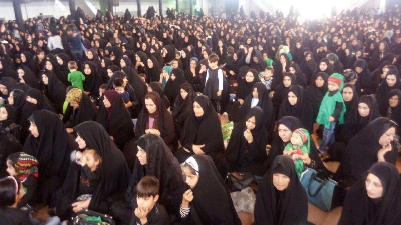 مراسم شیرخوارگان حسینی در خاتم +عکس