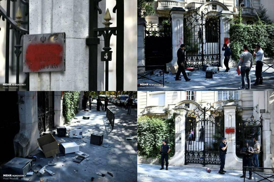 حمله به سفارت ایران در پاریس توسط اعضای گروهک ضدانقلاب کومله