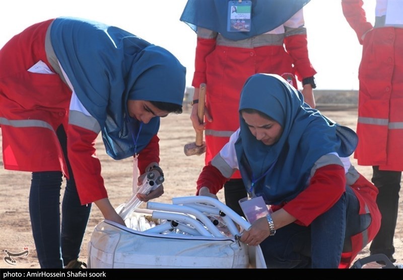 مسابقات رفاقت مهر بانوان هلال احمر کشور در یزد به روایت تصویر