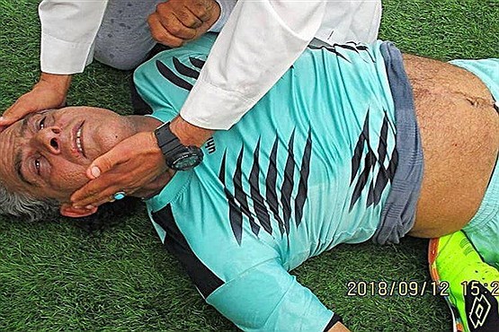 درگذشت فوتبالیست استقلال اهواز در حین مسابقه +عکس