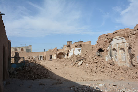 بازسازی خانه‎‎های مجاور مسجد ملااسماعیل يزد+عکس