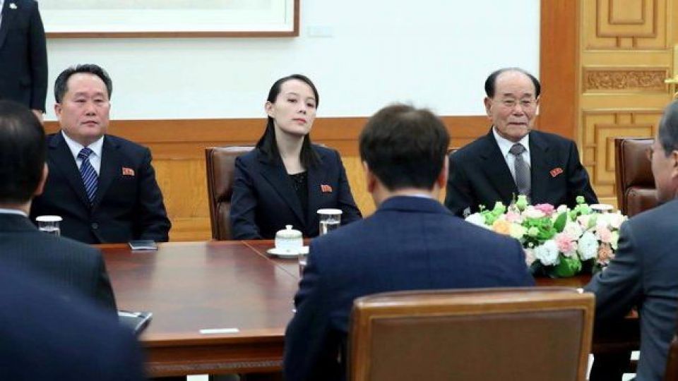 دیدار تاریخی رئیس‌جمهوری کره‌جنوبی با خواهر کیم جونگ اون