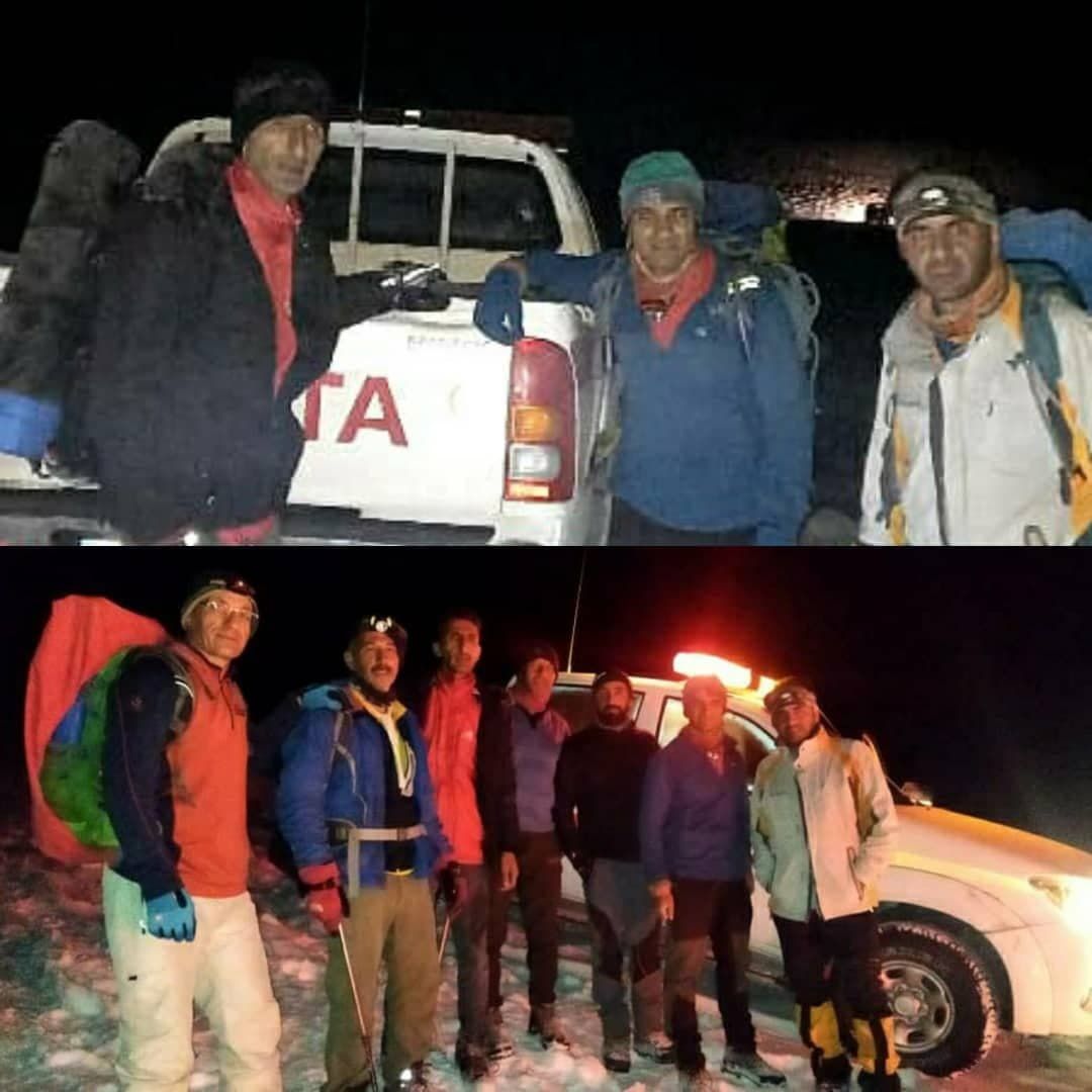 کوهنوردان گمشده در دامغان پیدا شدند کوهنوردان گمشده در دامغان پیدا شدند