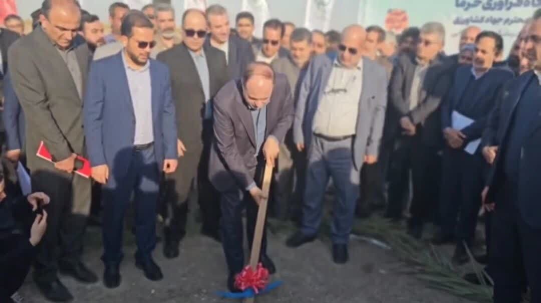 افتتاح پروژه پالایشگاه فرآوری خرما در کشت و صنعت فارابی
